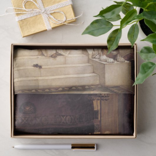 Mariamne die het arrest-Herod verlaat Tissuepapier (Geschenk)