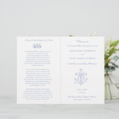 Marian Blue Cross Katholiek Huwelijksprogramma (Staand voorkant)