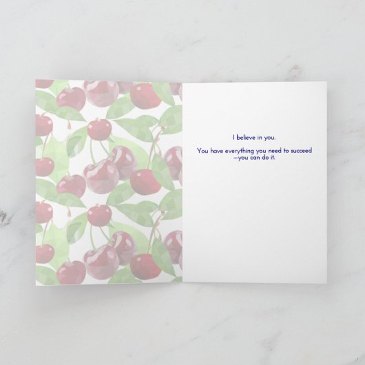 Marian Cherry Aanmoediging Kaart (Binnen)