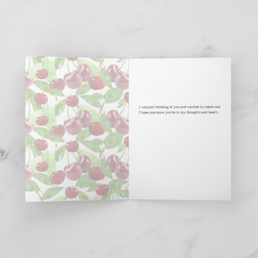 Marian Cherry Ik mis je Kaart (Binnen)