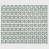 Marian Cross en Cherub Floral Gift Wrap" Cadeaupapier (Vlak)