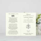 Marian Cross Katholiek Huwelijksprogramma (Staand voorkant)