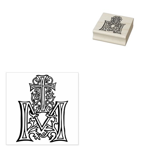 Marian Cross staat voor Pure Liefde en toewijding Rubberstempel (Gestempeld)