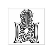 Marian Cross staat voor Pure Liefde en toewijding Rubberstempel (Afrduk)