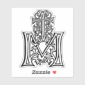 Marian Cross staat voor Pure Liefde en toewijding Sticker (Vel)