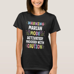 MARIAN Gepersonaliseerde naam Grappig Schattige Cu T-shirt