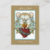 Marian katholieke bruiloft voor de Heilige Kaart Visitekaartje (Voorkant)