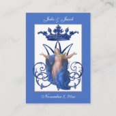 Marian katholieke bruiloft voor de Heilige Kaart Visitekaartje (Voorkant)