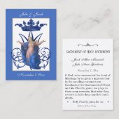 Marian katholieke bruiloft voor de Heilige Kaart Visitekaartje (Voorkant / Achterkant)