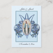 Marian katholieke bruiloft voor de Heilige Kaart Visitekaartje (Voorkant)