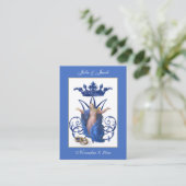 Marian katholieke bruiloft voor de Heilige Kaart Visitekaartje (Staand voorkant)