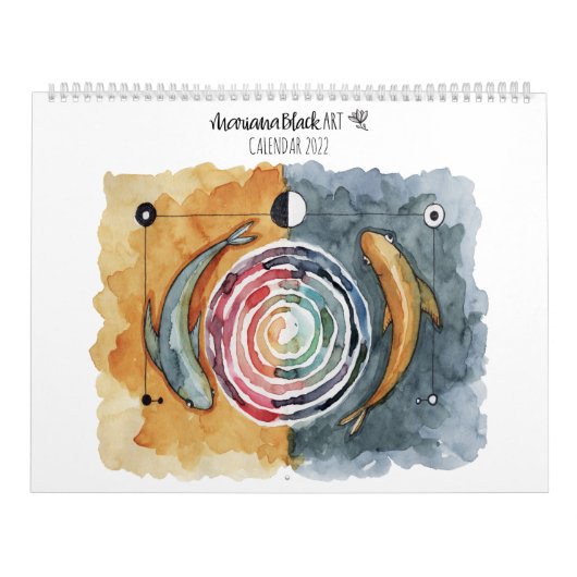 Mariana Black Art Calendar Kalender (Hoes)