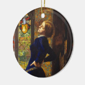 Mariana, c. 1851 van Sir John Everett Millais Keramisch Ornament (Links)
