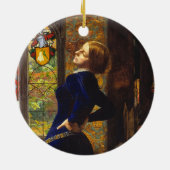 Mariana, c. 1851 van Sir John Everett Millais Keramisch Ornament (Achterkant)