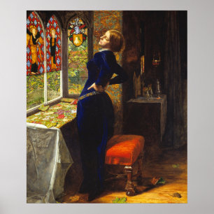 Mariana, c. 1851 van Sir John Everett Millais Poster