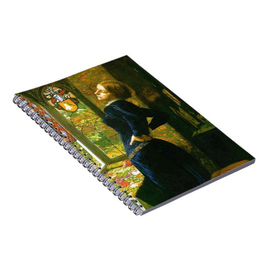 Mariana door Millais Notebook Notitieboek (Rechterzijde)
