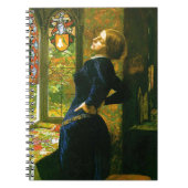 Mariana door Millais Notebook Notitieboek (Voorkant)