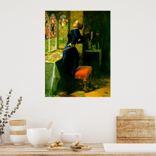 Mariana in het gemoeide bereik poster (Keuken)