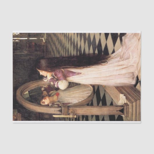 Mariana in het Zuiden door John William Waterhouse Tissuepapier (Voorkant)