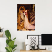 Mariana in the South by John William Waterhouse Poster (Thuiskantoor)