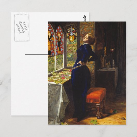 Mariana - John Everett Millais Briefkaart (Voorkant / Achterkant)
