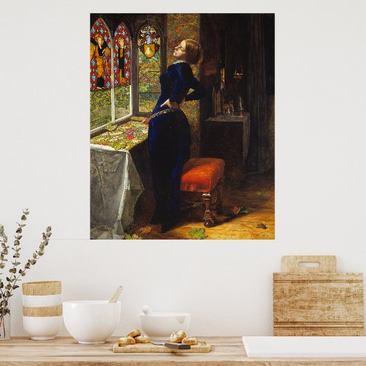 Mariana - John Everett Millais Poster (Keuken)