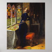 Mariana - John Everett Millais Poster (Voorkant)