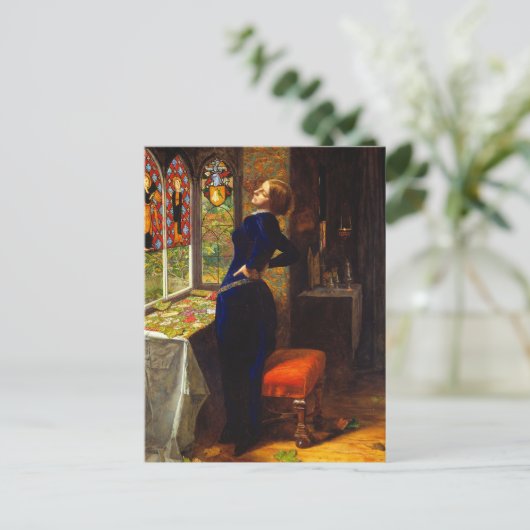 Mariana van John Everett Millais (1851) Briefkaart (Staand voorkant)