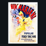 "Mariani Wine"  Franse Art-deco Ad. Poster<br><div class="desc">Een Frans poster van "Mariani Wine", een populaire Franse tonische wijn, uit 1894 door Jules Chéret, die de levendige geest van de Belle Époque weergeeft! (Prachtig Era-Victoriaans Era) digitaal herontworpen en gerestaureerd naar goeddunken van de kunstenaar. Perfect voor uw huiswanddecor. Lijst het en dit zou een mooie retro-stijl kamerdecoratie maken...</div>
