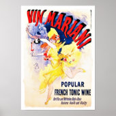 "Mariani Wine" Franse Art-deco Ad. Poster (Voorkant)