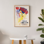 "Mariani Wine"  Franse Art-deco Ad. Poster<br><div class="desc">Een Frans poster van "Mariani Wine", een populaire Franse tonische wijn, uit 1894 door Jules Chéret, die de levendige geest van de Belle Époque weergeeft! (Prachtig Era-Victoriaans Era) digitaal herontworpen en gerestaureerd naar goeddunken van de kunstenaar. Perfect voor uw huiswanddecor. Lijst het en dit zou een mooie retro-stijl kamerdecoratie maken...</div>