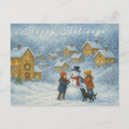 Marianna Pennsylvania Vakantie Winter Verzamelaars Briefkaart
