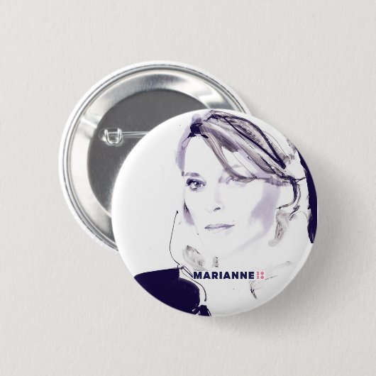 Marianne 2020 ronde button 5,7 cm (Voorkant /achterkant)