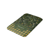 Marianne Dark Daisy Floral Plaid Badmat (Gekanteld)