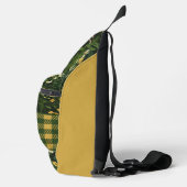 Marianne Dark Daisy Floral Plaid Sling Bag (Rechts)