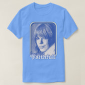 Marianne Faithfull Retro 60s esthetisch ontwerp T-shirt (Design voorkant)