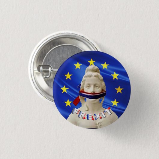 marianne frexit ronde button 3,2 cm (Voorkant /achterkant)