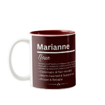 Marianne, meisjesnaam gepersonaliseerde naam defin