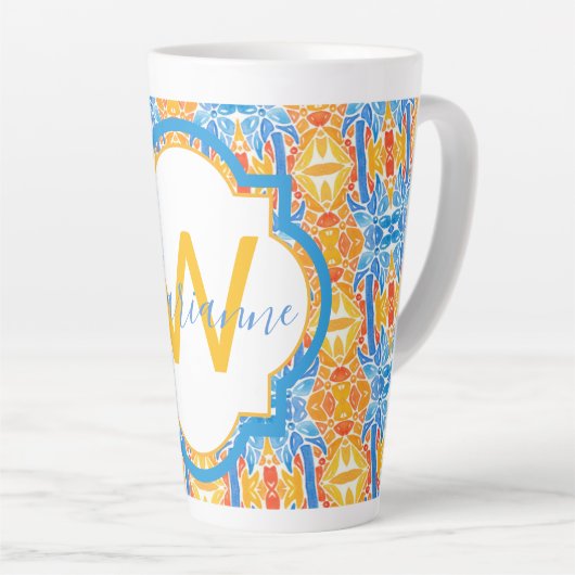 Marianne Mosaic Latte Mug Latte Mok (Rechterhoek)