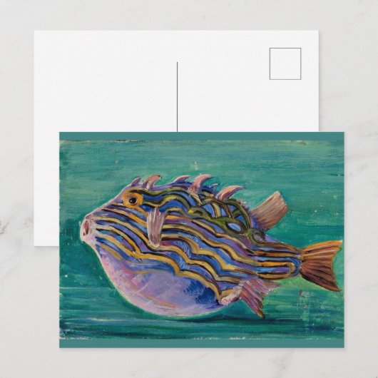Marianne North - Exotic Fish Briefkaart (Voorkant / Achterkant)