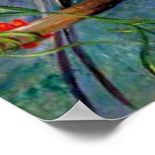 Marianne North - Honeyflower en Honeysuckers Poster (Hoek)