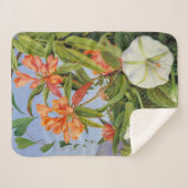 Marianne North - Javan Rhododendrum Sherpa Deken (Voorkant (horizontaal))