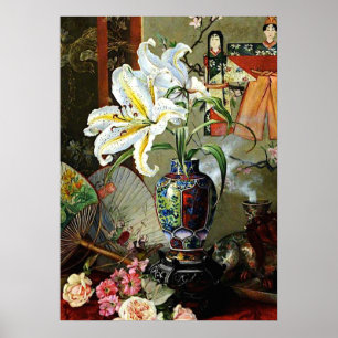 Marianne North - vintage fine kunst schilderij, Ja Poster