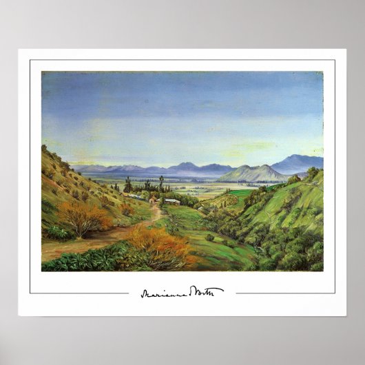 Marianne North Zedign Art Poster #3 (Voorkant)