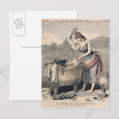 Marianne the Queen of the Washerwomen Briefkaart (Voorkant / Achterkant)