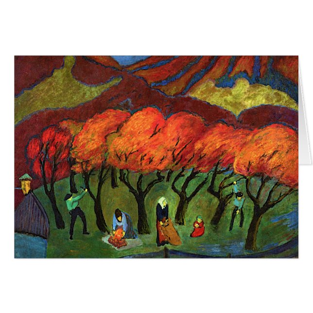 Marianne von Werefkin - Fruit Harvest in Mountain (Voorkant Horizontaal)
