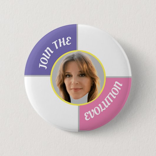 Marianne Williamson 2020 Ronde Button 5,7 Cm (Voorkant)