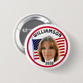 Marianne Williamson 2020 Ronde Button 5,7 Cm (Voorkant /achterkant)