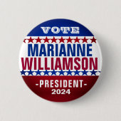Marianne Williamson 2024 Campaign Button (Voorkant)