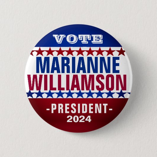 Marianne Williamson 2024 Campaign Button (Voorkant)